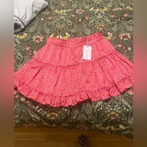 Leopard skirt size L